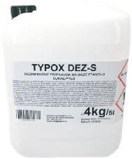 TYPOX DEZ-S dezinfekcia povrchov na báze alkoholu 5L