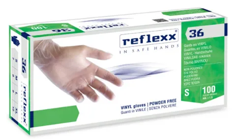rukavice vinylové REFLEXX 36