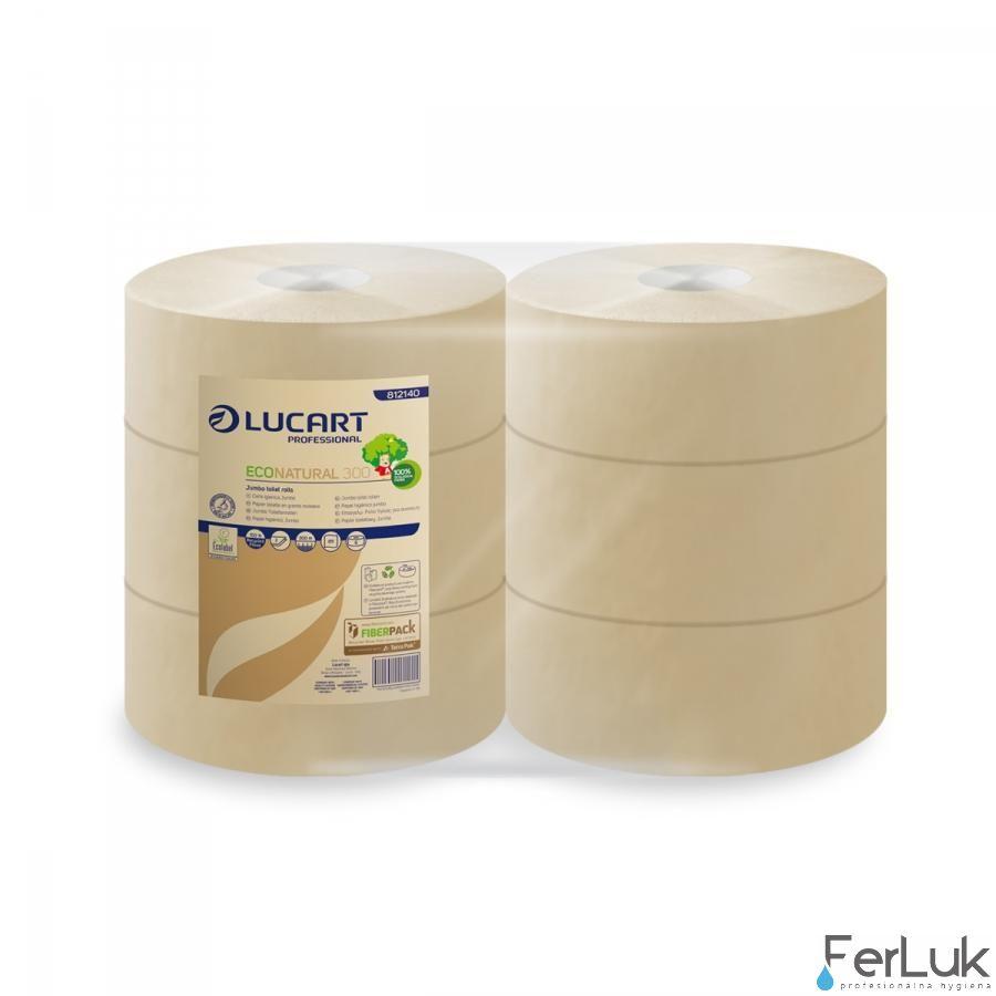 Toaletný papier Lucart , 812152, 2vrs, 12ks (150m, 405 útržkov)