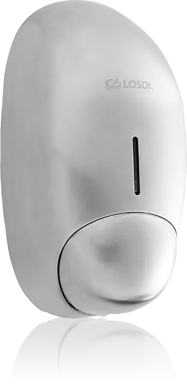Dávkovač tekutého mydla 900ml, dolievací, matný nerez
