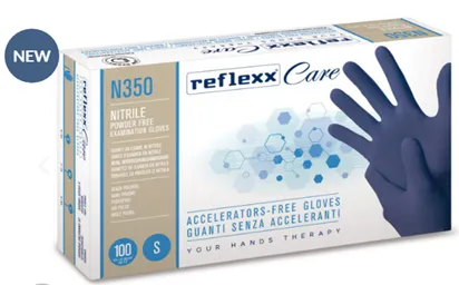 rukavice nitrilové REFLEXX Care N350 - hypoalergénne