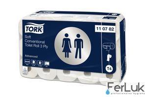 110782 Tork toaletný papier konvenčný kotúč Advanced – 3-vrstvový