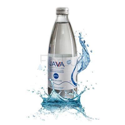voda JAVA, prírodná alkalická voda (sklenená fľaša) - 0.86L (12ks)