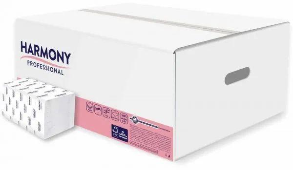 1344-16 Harmony professional, ZZ skladané utierky biele