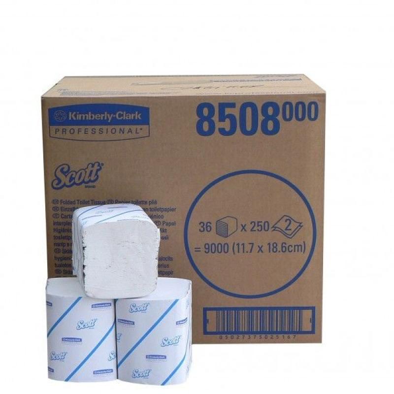 8508 SCOTT® 36 Toaletný papier-zložený/250