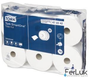 Toaletný papier Tork SmartOne 2vrs 472242 6ks s vnútorným odvinom (207m, 1150 ústrižkov)